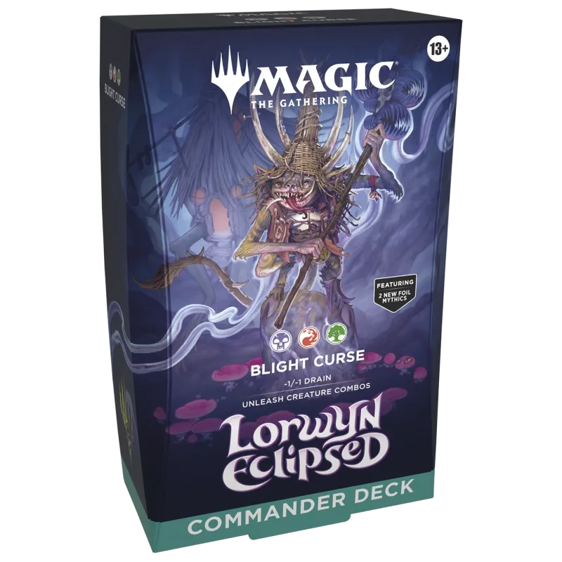 Magic - Lorwyn Eclipsed - Deck de Commander em inglês - Blight Curse