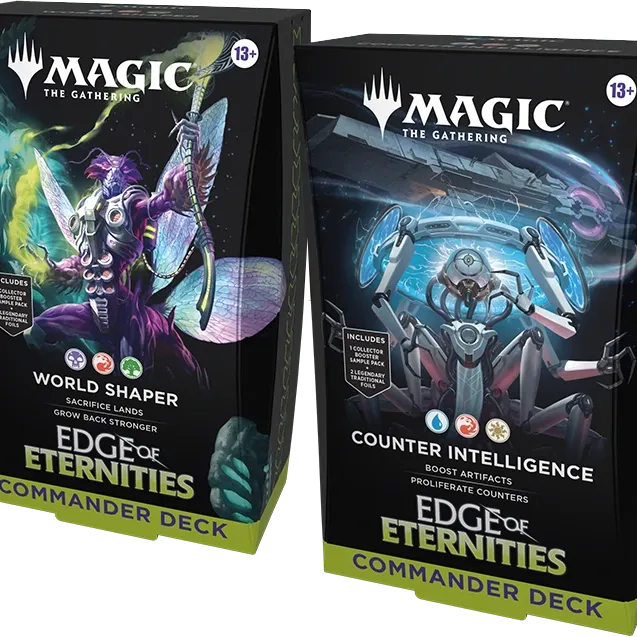 Magic - Edge of Eternities - Deck de Commander - Kit 2 decks em Inglês