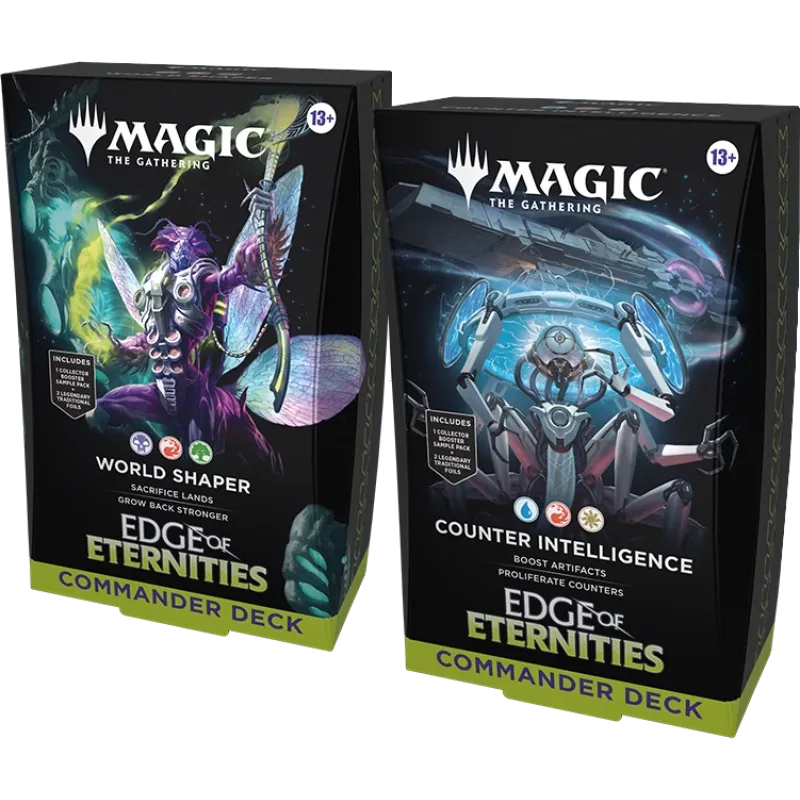 Magic - Edge of Eternities - Deck de Commander - Kit 2 decks em Inglês (previsão de envio 01/08/25) Magic - Edge of Eternities - Deck de Commander - Kit 2 decks em Inglês (previsão de envio 01/08/25)