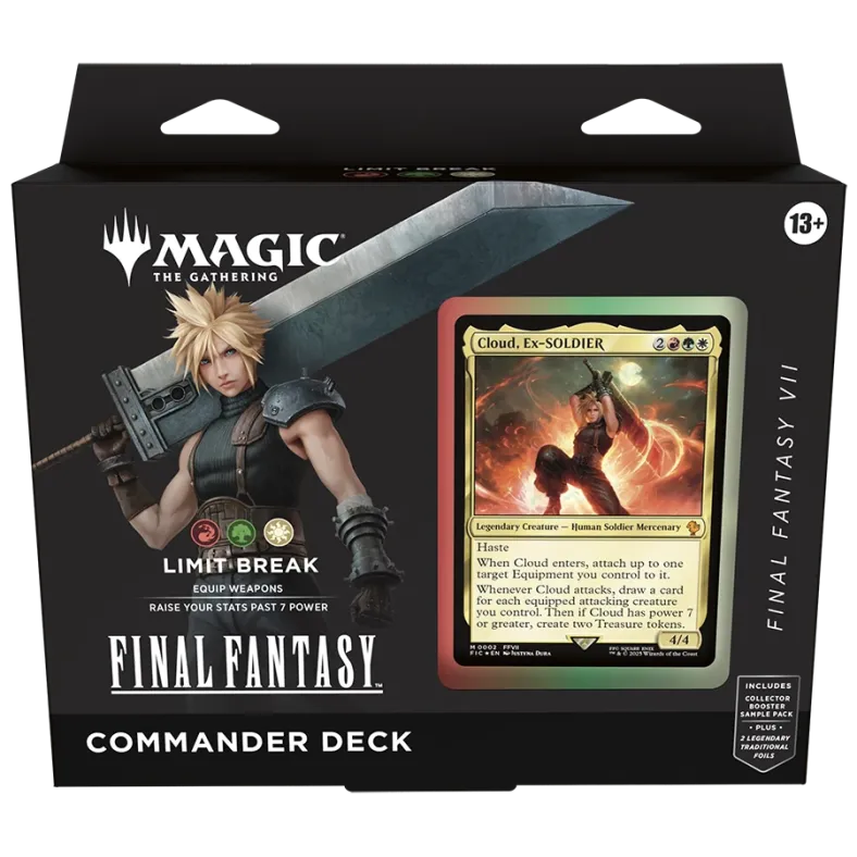 Magic - Final Fantasy - Kit 4 Packs de Commander