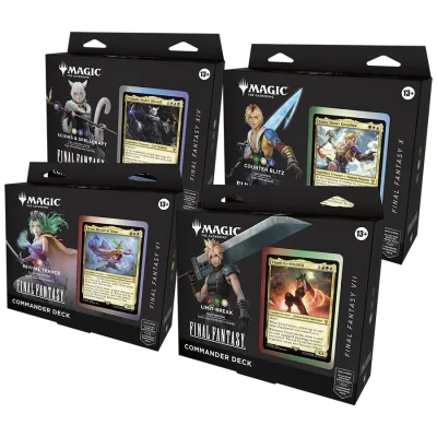 Magic - Final Fantasy - Kit 4 Packs de Commander