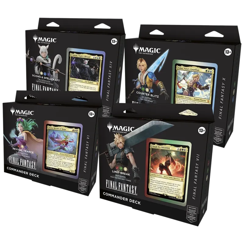 Magic - Final Fantasy - Kit 4 Packs de Commander Magic - Final Fantasy - Kit 4 Packs de Commander