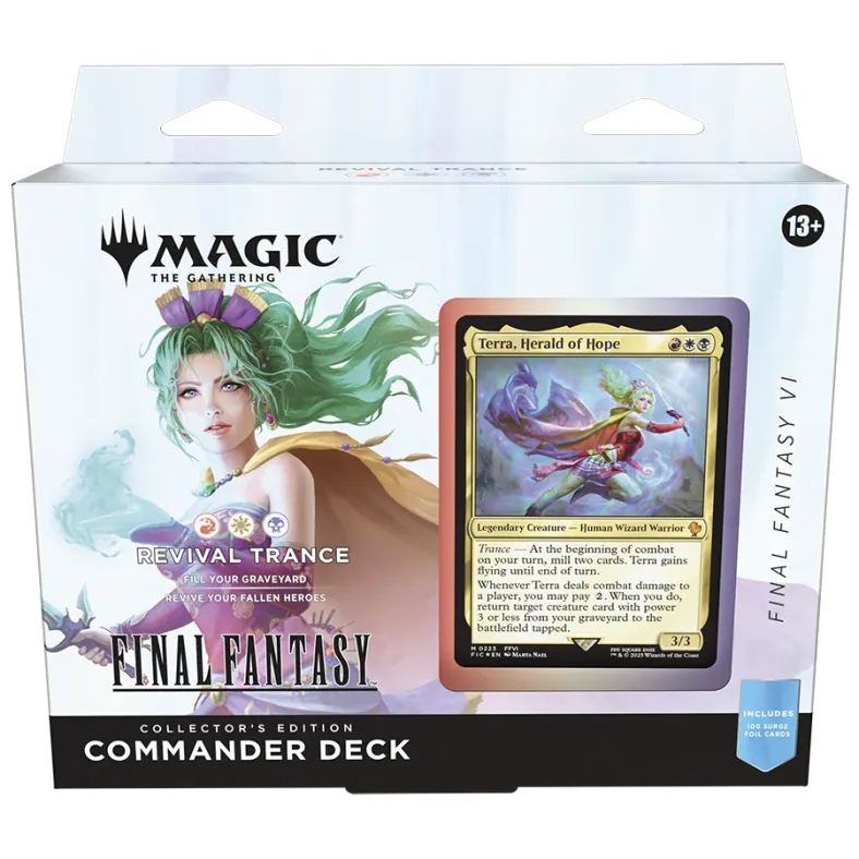 Magic - Final Fantasy - Kit 4 packs de Commander Edição de Colecionador