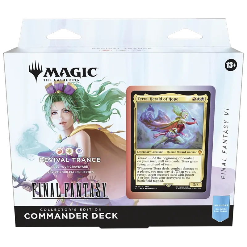 Magic - Final Fantasy - Kit 4 packs de Commander Edição de Colecionador Magic - Final Fantasy - Kit 4 packs de Commander Edição de Colecionador