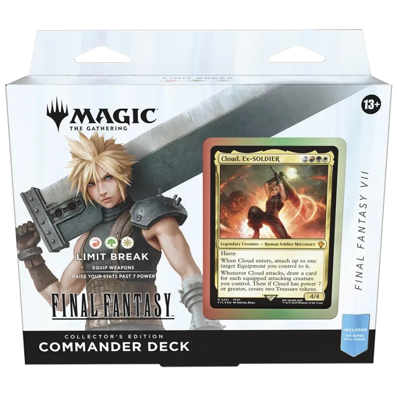 Magic - Final Fantasy - Kit 4 packs de Commander Edição de Colecionador