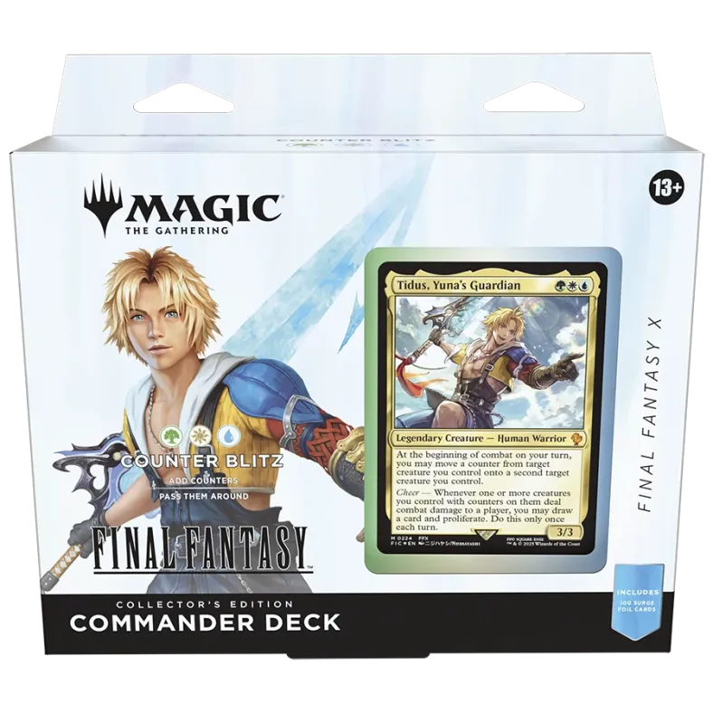 Magic - Final Fantasy - Kit 4 packs de Commander Edição de Colecionador
