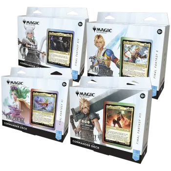 Magic - Final Fantasy - Kit 4 packs de Commander Edição de Colecionador