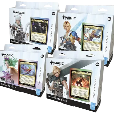 Magic - Final Fantasy - Kit 4 packs de Commander Edição de Colecionador Magic - Final Fantasy - Kit 4 packs de Commander Edição de Colecionador