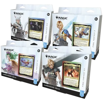 Magic - Final Fantasy - Kit 4 packs de Commander Edição de Colecionador