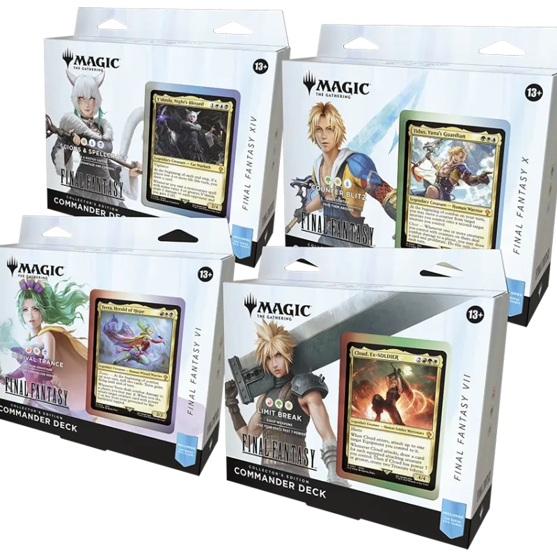 Magic - Final Fantasy - Kit 4 packs de Commander Edição de Colecionador Magic - Final Fantasy - Kit 4 packs de Commander Edição de Colecionador