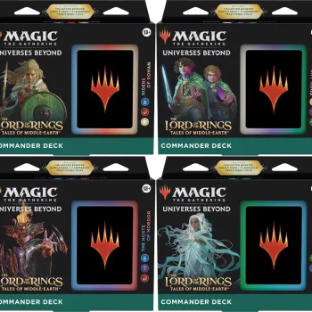Magic - O Senhor dos Anéis: Contos da Terra Média - Kit de Commander 4 Packs em Inglês Segunda Leva (Previsão de Envio 07/07/2023)