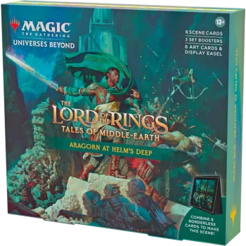 Magic - O Senhor dos Anéis: Contos da Terra Média - Caixa de Cena Aragorn at Helm's Deep em Inglês