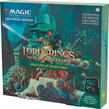 Magic - O Senhor dos Anéis: Contos da Terra Média - Caixa de Cena Aragorn at Helm's Deep em Inglês