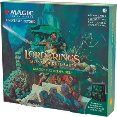 Magic - O Senhor dos Anéis: Contos da Terra Média - Caixa de Cena Aragorn at Helm's Deep em Inglês