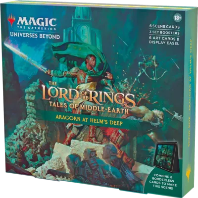 Magic - O Senhor dos Anéis: Contos da Terra Média - Caixa de Cena Aragorn at Helm's Deep em Inglês