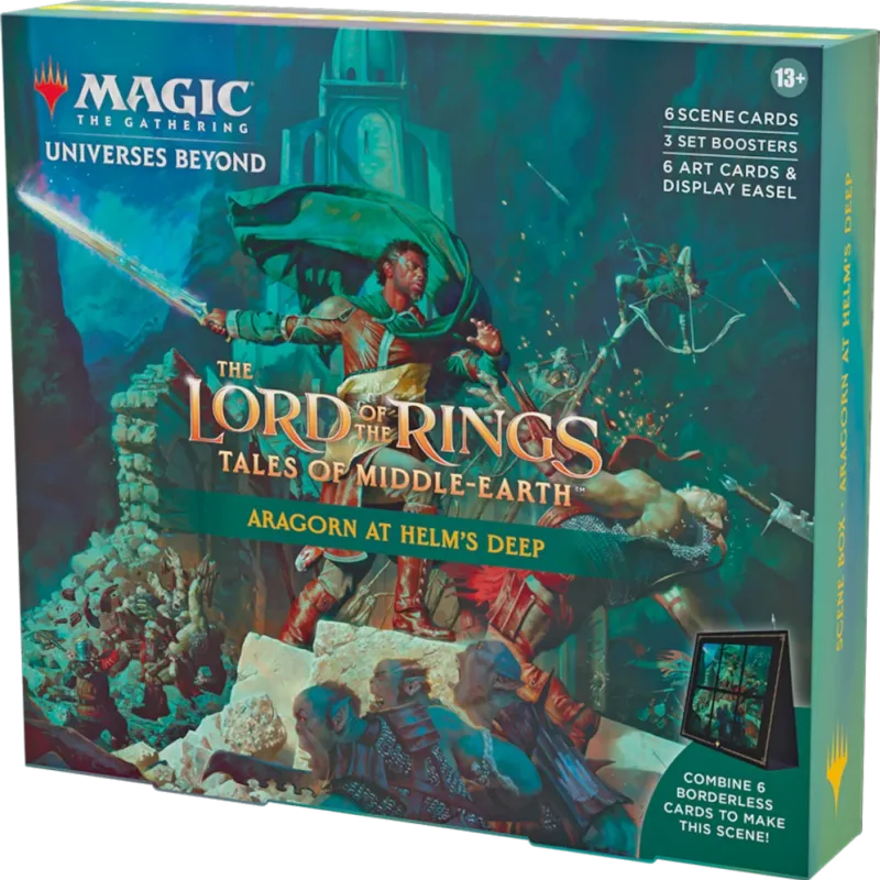 Magic - O Senhor dos Anéis: Contos da Terra Média - Caixa de Cena Aragorn at Helm's Deep em Inglês