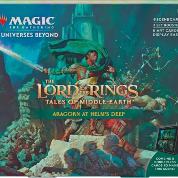 Magic - O Senhor dos Anéis: Contos da Terra Média - Caixa de Cena Aragorn at Helm's Deep em Inglês