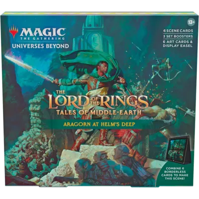 Magic - O Senhor dos Anéis: Contos da Terra Média - Caixa de Cena Aragorn at Helm's Deep em Inglês