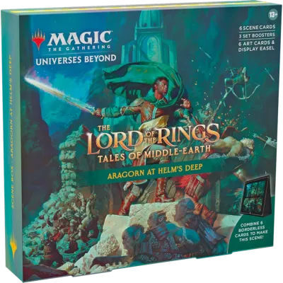 Magic - O Senhor dos Anéis: Contos da Terra Média - Caixa de Cena Aragorn at Helm's Deep em Inglês