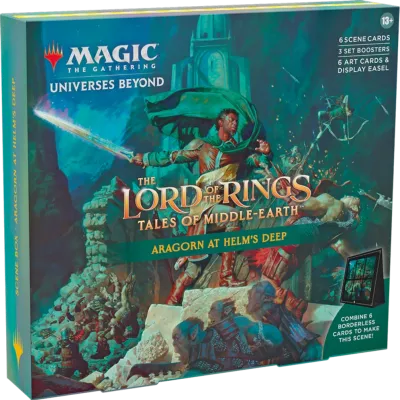 Magic - O Senhor dos Anéis: Contos da Terra Média - Caixa de Cena Aragorn at Helm's Deep em Inglês