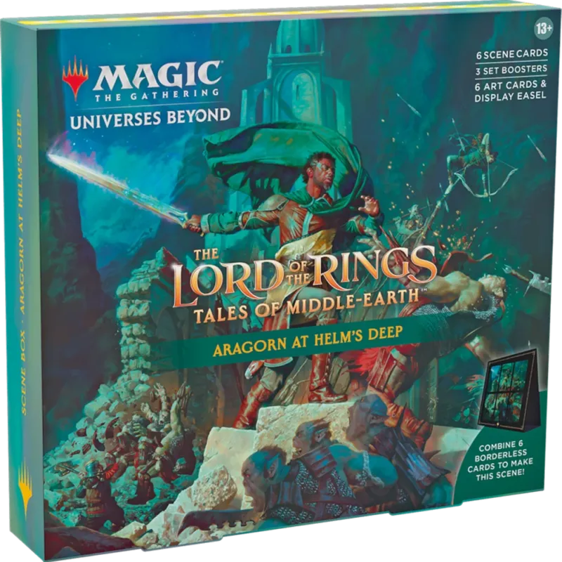 Magic - O Senhor dos Anéis: Contos da Terra Média - Caixa de Cena Aragorn at Helm's Deep em Inglês