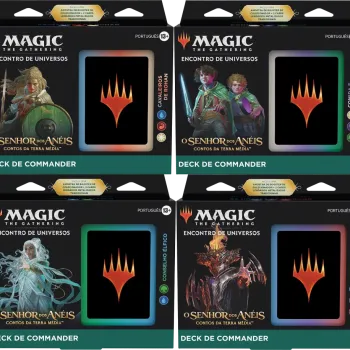 Magic - O Senhor dos Anéis: Contos da Terra Média - Kit de Commander 4 Packs em Português