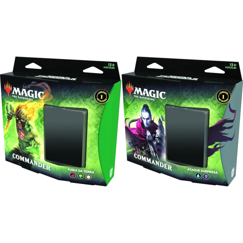 Magic - Renascer de Zendikar - Kit 2 Decks de Commander em português