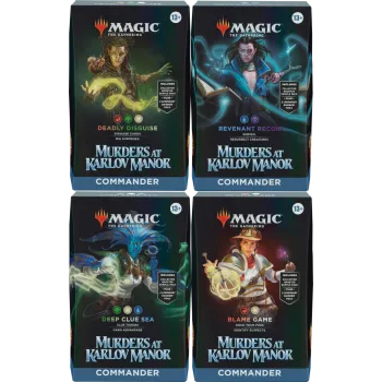 Magic - Assassinato na Mansão Karlov - Kit de Commander 4 Packs em Inglês