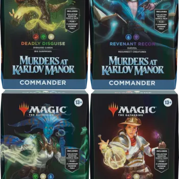 Magic - Assassinato na Mansão Karlov - Kit de Commander 4 Packs em Inglês