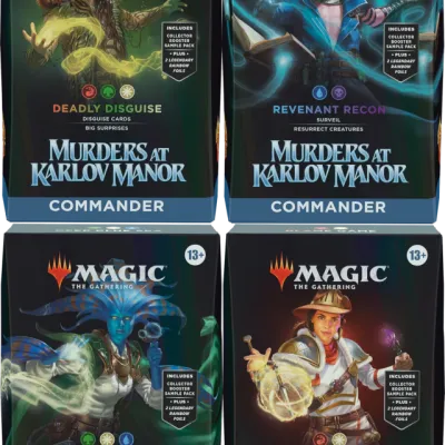 Magic - Assassinato na Mansão Karlov - Kit de Commander 4 Packs em Inglês