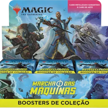 Magic - Marcha das Maquinas - Caixa de Booster de Coleção em Português + Buy a Box