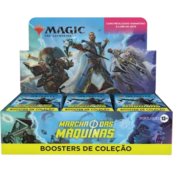 Magic - Marcha das Maquinas - Caixa de Booster de Coleção em Português + Buy a Box