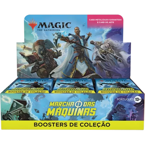 Magic - Marcha das Maquinas - Caixa de Booster de Coleção em Português + Buy a Box