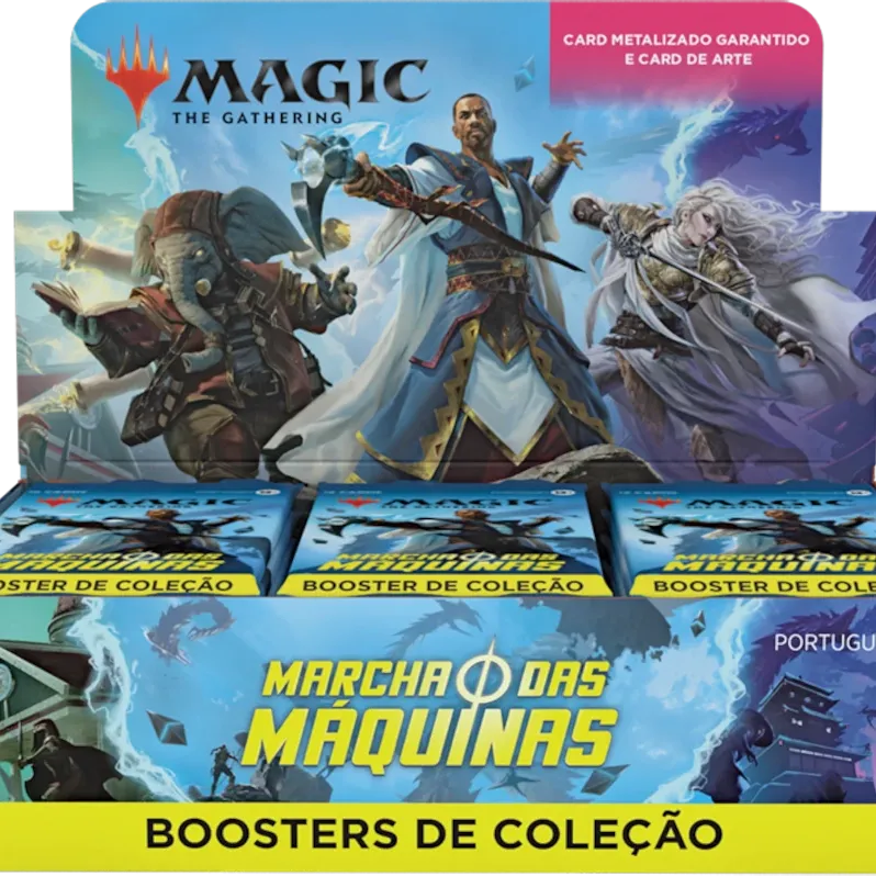 Magic - Marcha das Maquinas - Caixa de Booster de Coleção em Português + Buy a Box