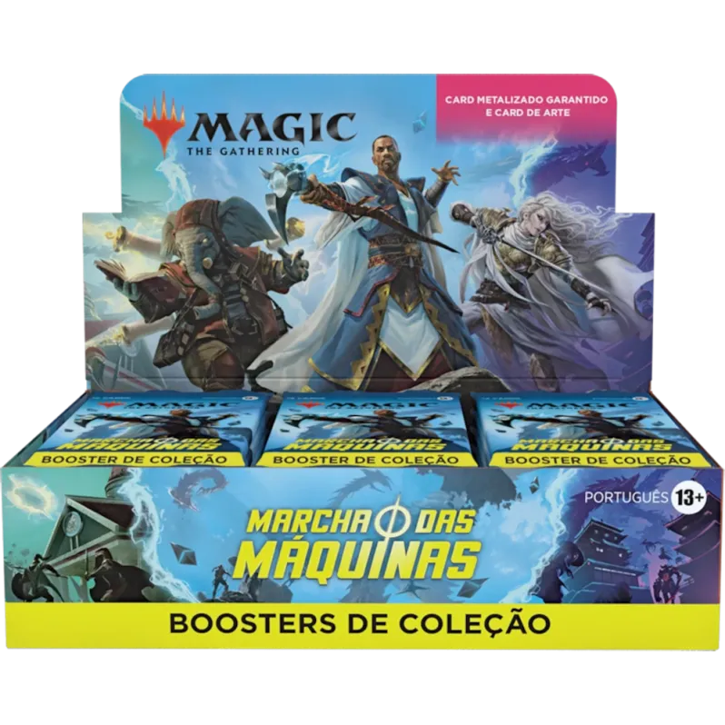 Magic - Marcha das Maquinas - Caixa de Booster de Coleção em Português + Buy a Box