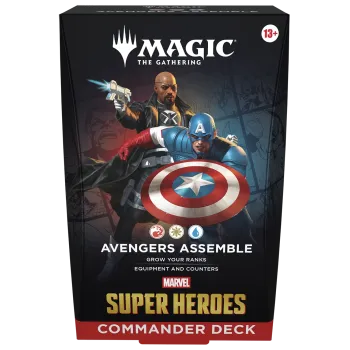Magic - Marvel Super Heroes - Deck de Commander em inglês - Avengers Assemble