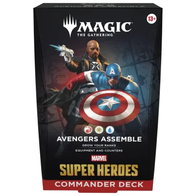 Magic - Marvel Super Heroes - Deck de Commander em inglês - Avengers Assemble