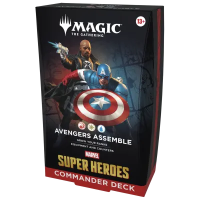 Magic - Marvel Super Heroes - Deck de Commander em inglês - Avengers Assemble