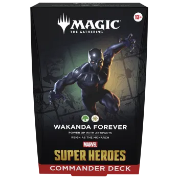 Magic - Marvel Super Heroes - Deck de Commander em inglês - Wakanda Forever