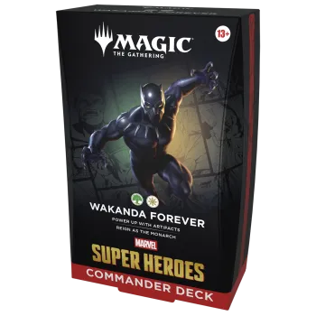 Magic - Marvel Super Heroes - Deck de Commander em inglês - Wakanda Forever