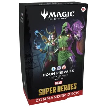 Magic - Marvel Super Heroes - Deck de Commander em inglês - Doom Prevails