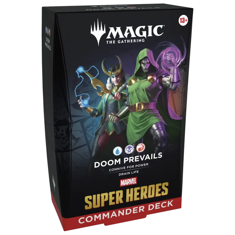 Magic - Marvel Super Heroes - Deck de Commander em inglês - Doom Prevails