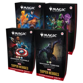 Magic - Marvel Super Heroes - 4 Decks em Inglês