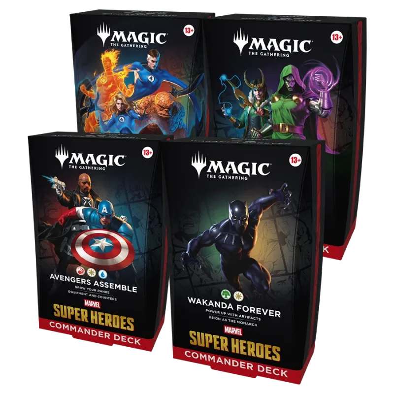 Magic - Marvel Super Heroes - 4 Decks em Inglês