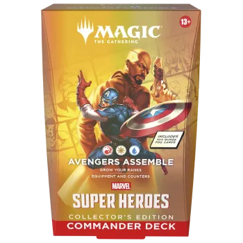 Magic - Marvel Super Heroes - Kit 4 packs de Commander Edição de Colecionador