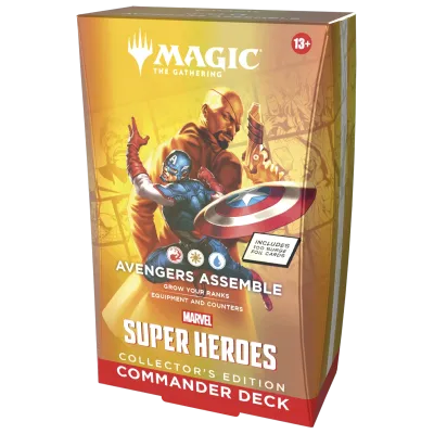 Magic - Marvel Super Heroes - Kit 4 packs de Commander Edição de Colecionador Magic - Marvel Super Heroes - Kit 4 packs de Commander Edição de Colecionador
