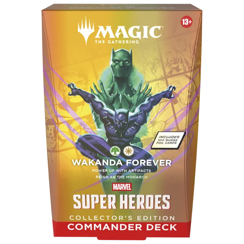 Magic - Marvel Super Heroes - Kit 4 packs de Commander Edição de Colecionador Magic - Marvel Super Heroes - Kit 4 packs de Commander Edição de Colecionador
