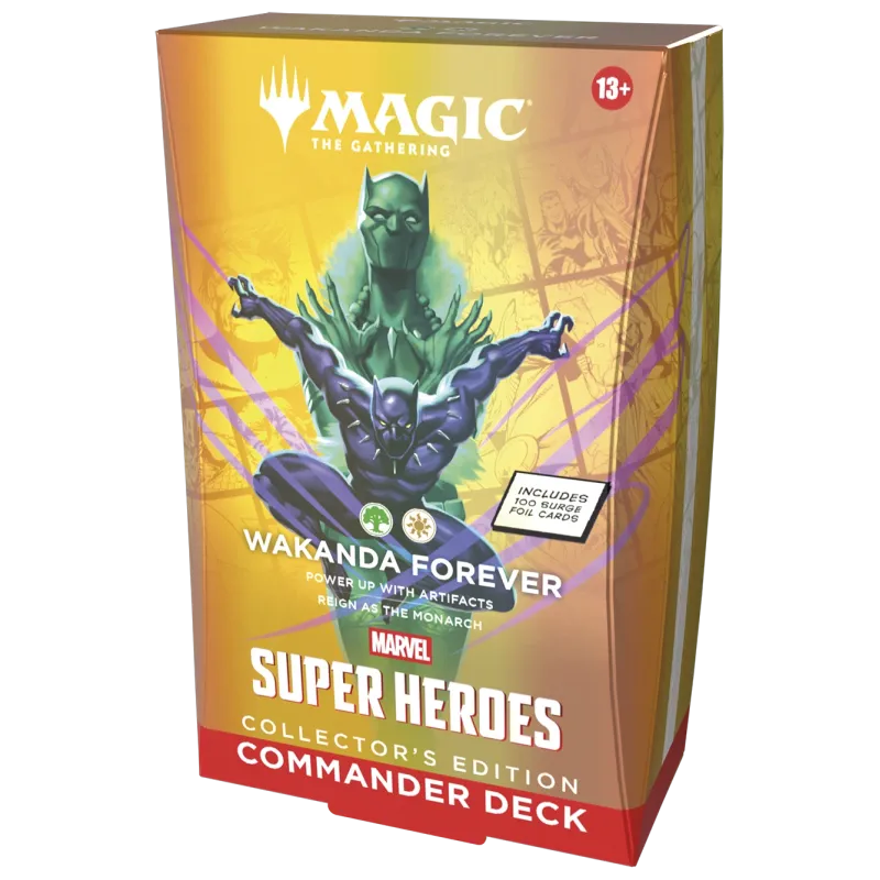 Magic - Marvel Super Heroes - Kit 4 packs de Commander Edição de Colecionador Magic - Marvel Super Heroes - Kit 4 packs de Commander Edição de Colecionador