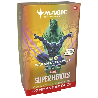Magic - Marvel Super Heroes - Kit 4 packs de Commander Edição de Colecionador Magic - Marvel Super Heroes - Kit 4 packs de Commander Edição de Colecionador