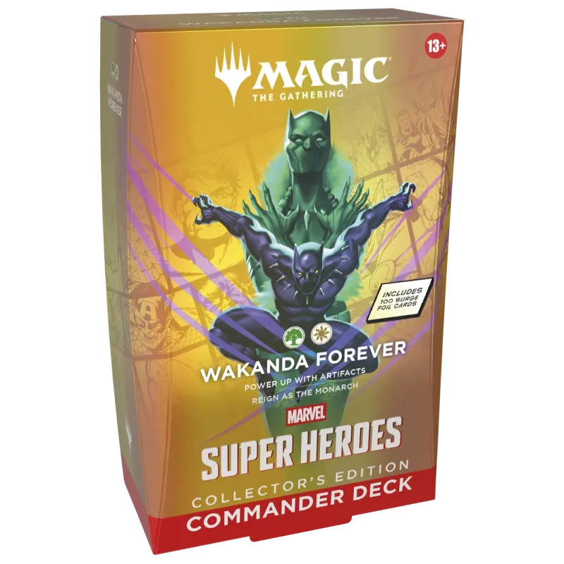 Magic - Marvel Super Heroes - Kit 4 packs de Commander Edição de Colecionador Magic - Marvel Super Heroes - Kit 4 packs de Commander Edição de Colecionador